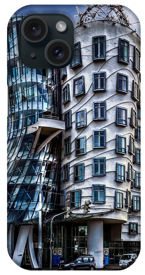 Building iPhone Case featuring the photograph Dancing House by David Meznarich