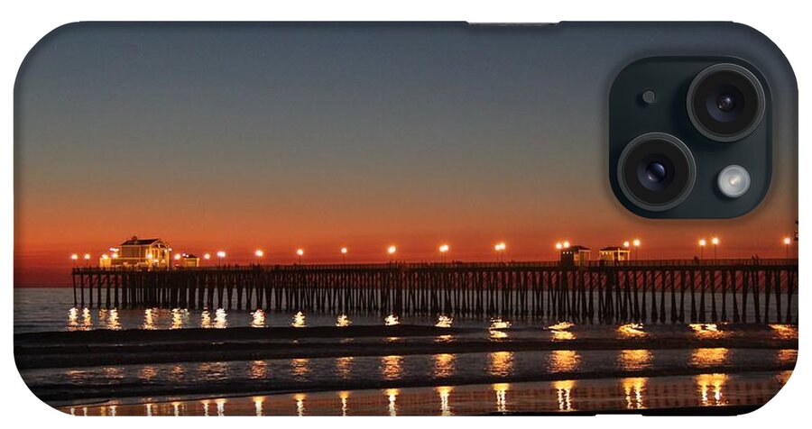 San Diego iPhone Case featuring the photograph Dancing Lights by Amy Gallagher