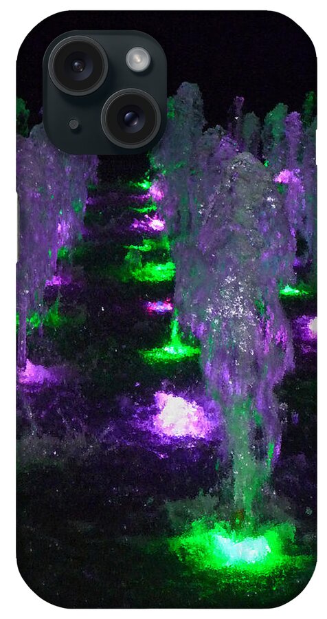 Water iPhone Case featuring the photograph Dancing Waters No 3 by Margie Avellino