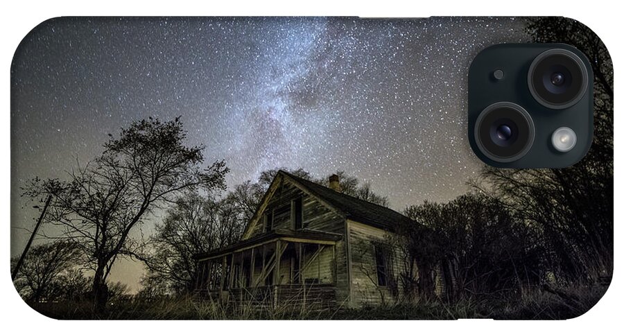 Trees iPhone Case featuring the photograph dARK pLACES by Aaron J Groen