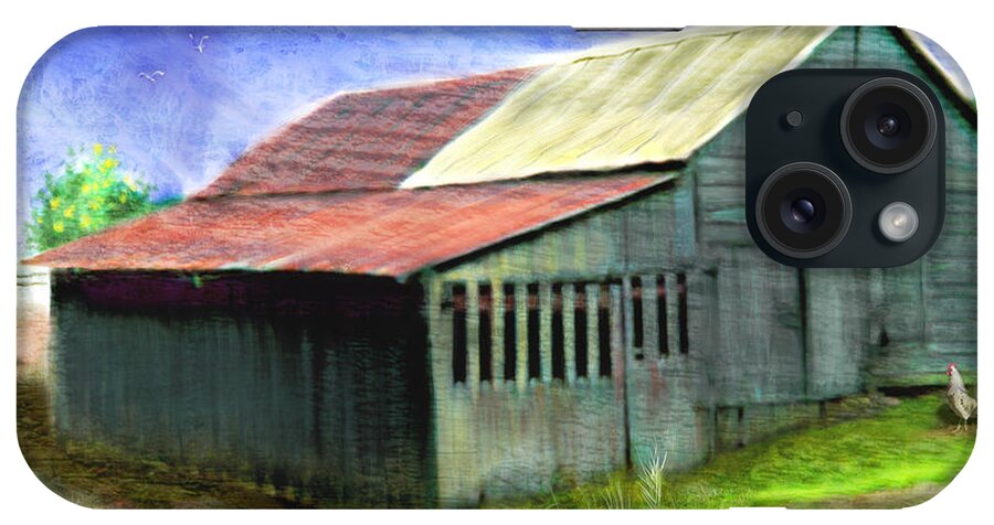 Barn Wood iPhone Case featuring the painting Dave's Barn by Dale Turner