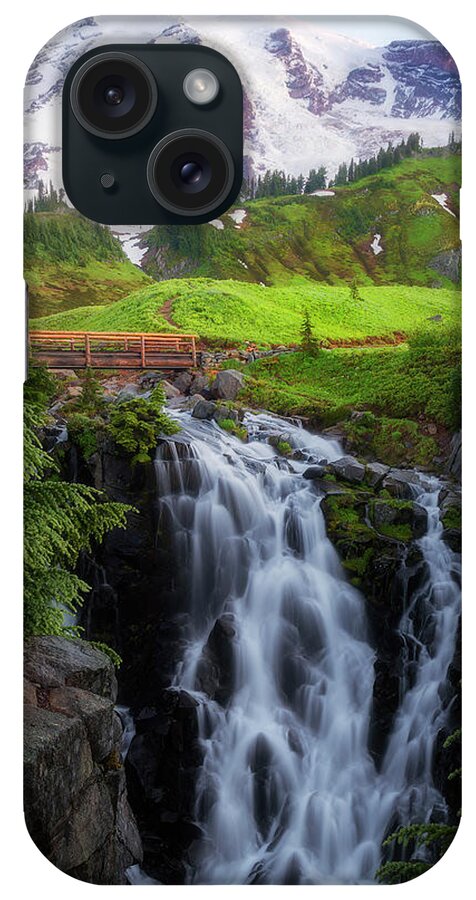 Myrtle Falls iPhone Case featuring the photograph Dawn at Myrtle Falls by Ryan Manuel
