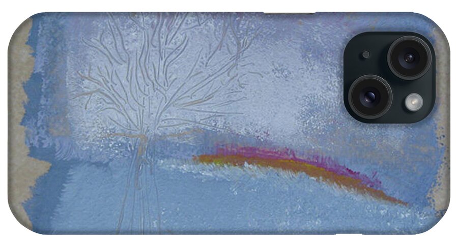 What Get For iPhone Case featuring the painting Dawn of Winter by Corinne Carroll