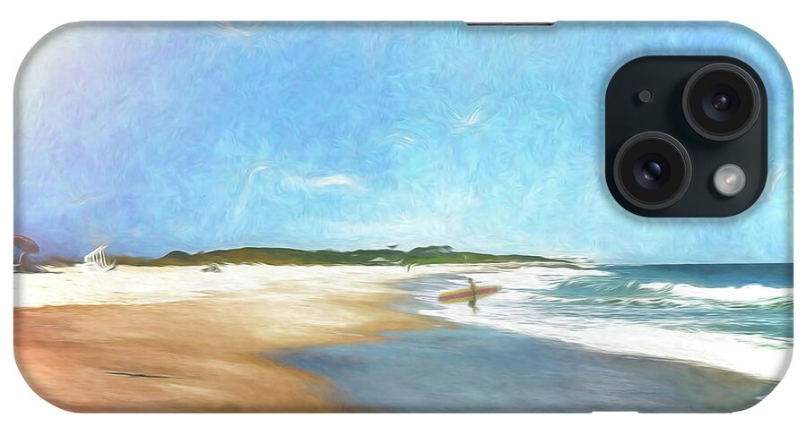  iPhone Case featuring the photograph Day At The Beach by Phil Mancuso