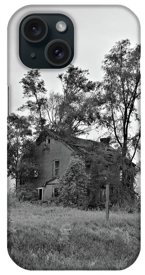 Home iPhone Case featuring the photograph Days Gone By BNW by Bonfire Photography