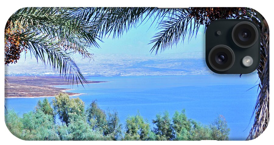 Dead Sea iPhone Case featuring the photograph Dead Sea Overlook by Lydia Holly