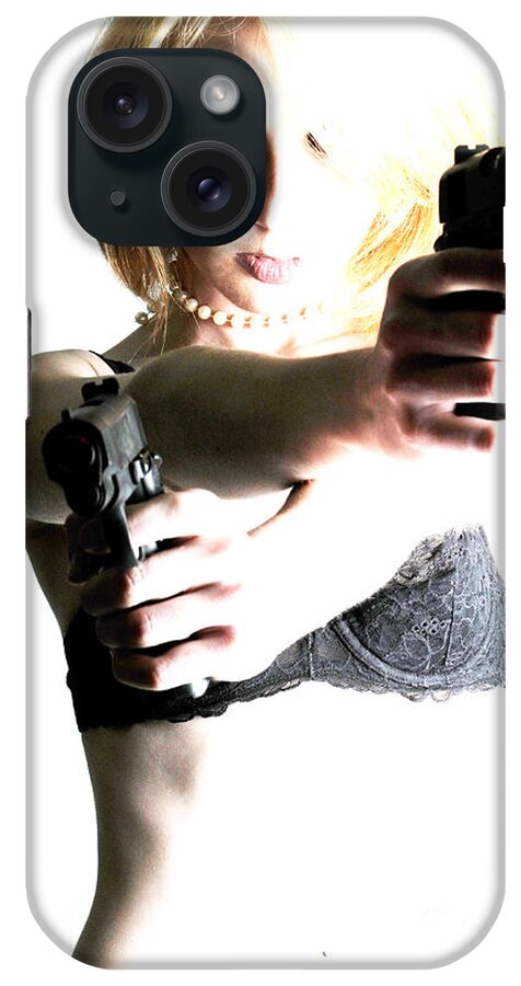 Artistic iPhone Case featuring the photograph Deadly blonde by Robert WK Clark