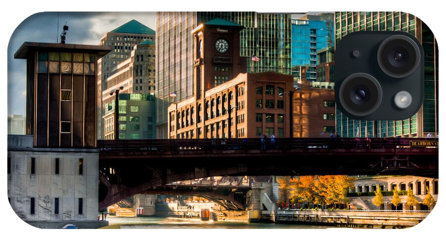 Chicago iPhone Case featuring the photograph Dearborn Bridge by Anthony Doudt