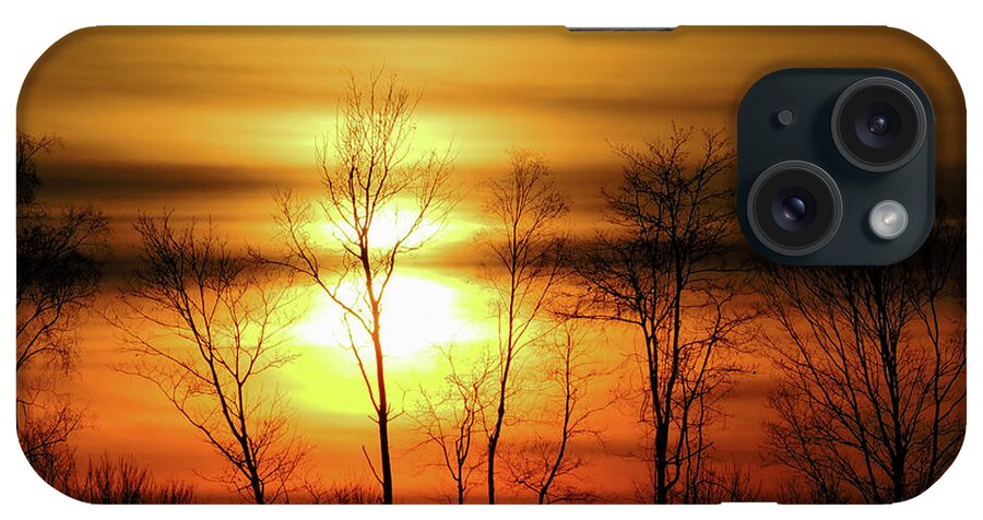 Gilford iPhone Case featuring the photograph December Sunset by Mim White