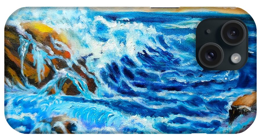 Ocean iPhone Case featuring the painting Deep by Jenny Lee