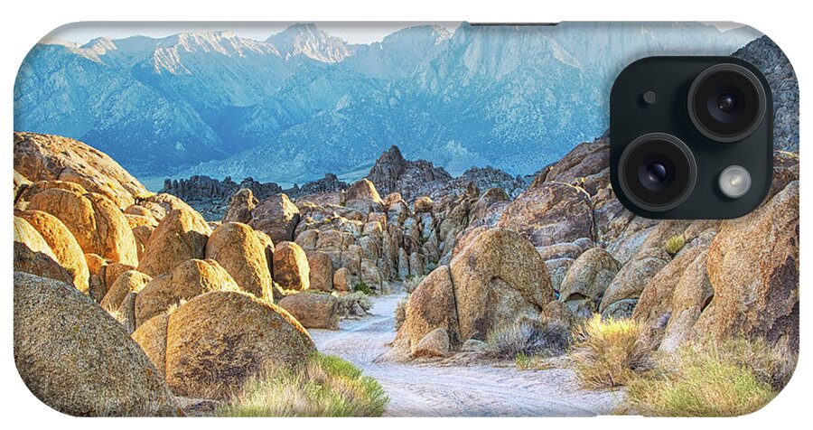 Eastern Sierra iPhone Case featuring the photograph Deep Within The Alabama Hills by Mimi Ditchie
