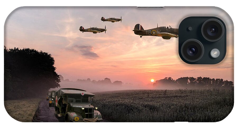 Raf iPhone Case featuring the digital art Defence Of The Realm by Mark Donoghue