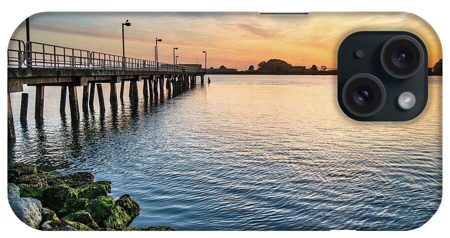 Evening iPhone Case featuring the photograph Del Norte Pier and Spring Sunset by Greg Nyquist