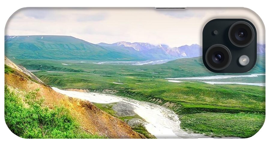 Denali National Park iPhone Case featuring the photograph Denali National Park Vista by Kirsten Giving