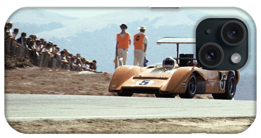 Denny Hume iPhone Case featuring the photograph Denny Hulme at Laguna Seca by Dave Allen