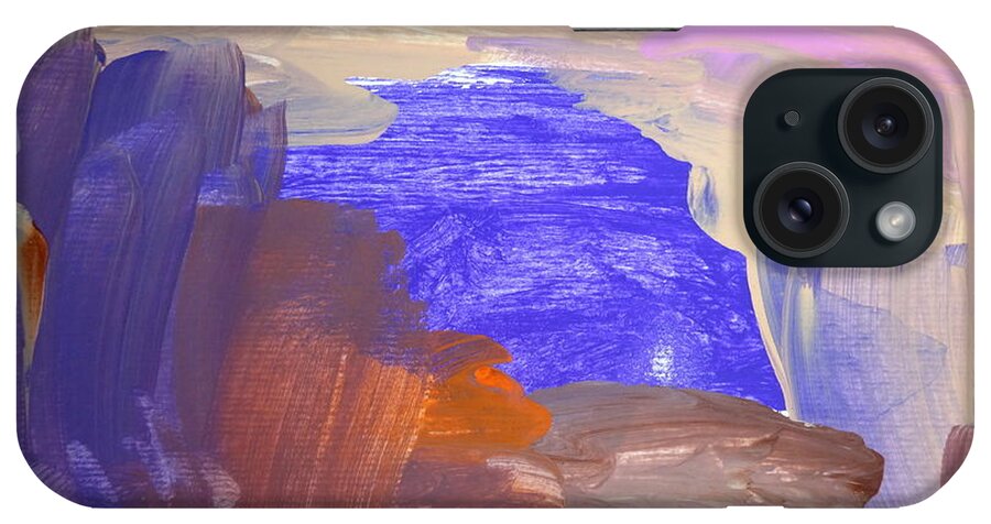 Desert iPhone Case featuring the painting Desert by Hannah by Fred Wilson