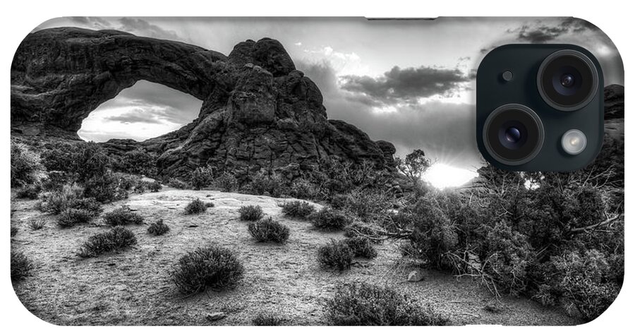 Arches National Park iPhone Case featuring the photograph Desert Drama by Judi Kubes