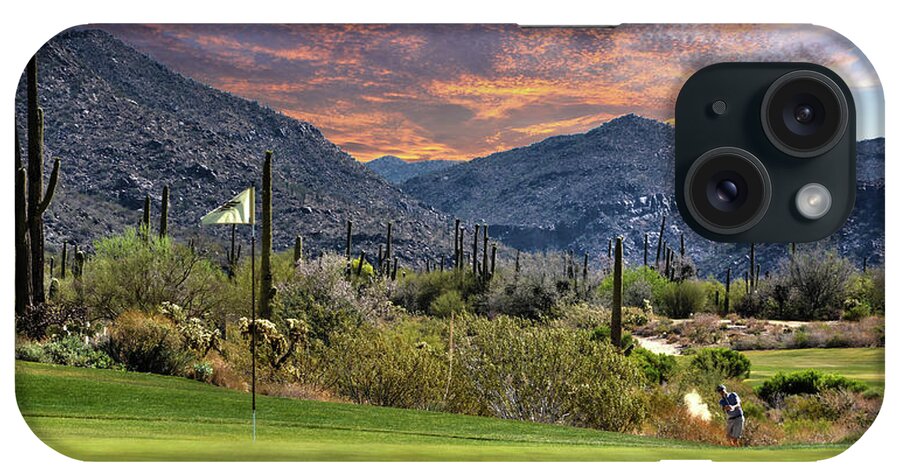 Dove Mountain iPhone Case featuring the photograph Desert Golf Recovery - Dove Mountain by Ryan Barmore