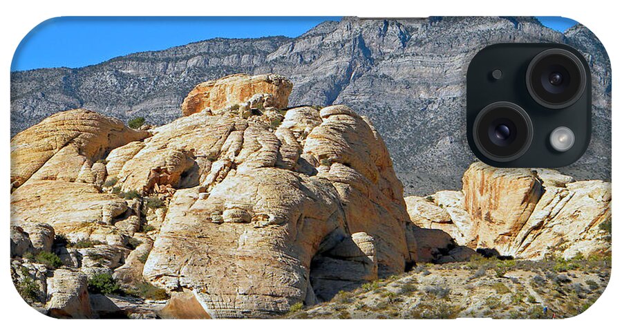 Frank Wilson iPhone Case featuring the photograph Desert Hikers by Frank Wilson