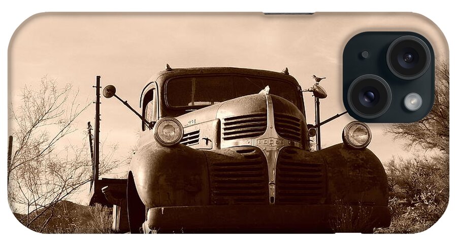 Rust Art iPhone Case featuring the photograph Desert Rat Flatbed by Bill Tomsa