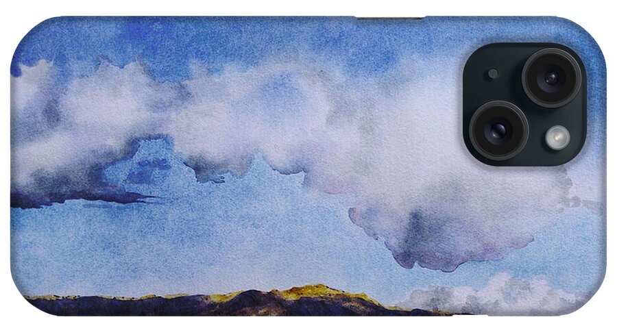 Storm iPhone Case featuring the painting Desert Storm by Tyler Ryder