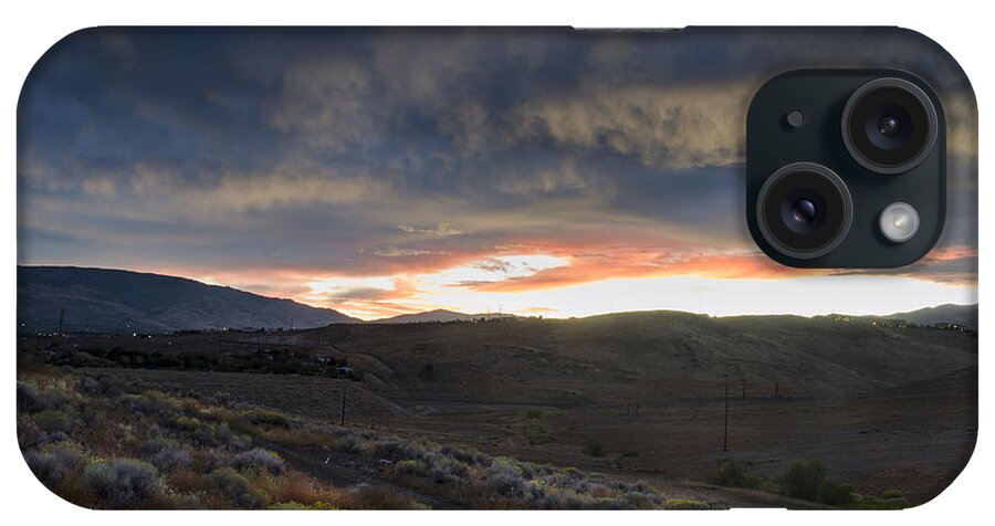 Reno iPhone Case featuring the photograph Desert Sunset by Rick Mosher
