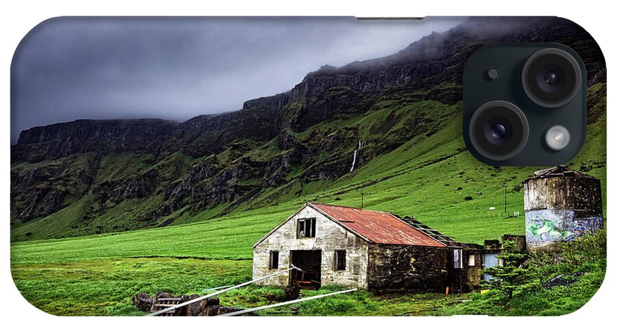 Abandoned iPhone Case featuring the photograph Deserted Barn in Iceland by Ian Good
