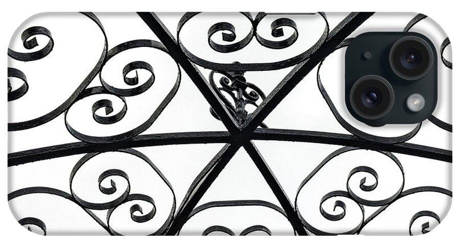 Iron Work iPhone Case featuring the photograph Design2 by Chita Hunter