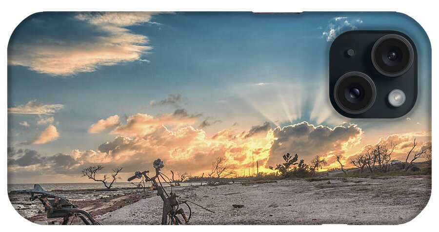 Key West iPhone Case featuring the photograph Devastation sunset by Framing Places