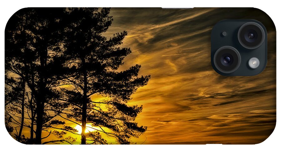 Sunset iPhone Case featuring the photograph Devils Sunset by Chris Boulton