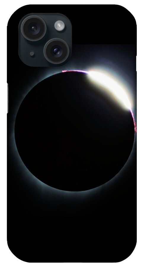 Eclipse iPhone Case featuring the photograph Diamond Ring - Eclipse August 21 2017 by Her Arts Desire