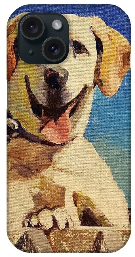  iPhone Case featuring the painting Did Someone Say Treat? by Jessica Anne Thomas