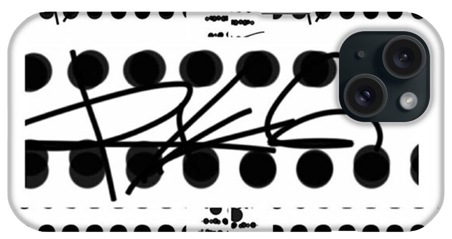 Dots iPhone Case featuring the photograph Digital Thoughts. Because I'm Curious by Regia Marinho