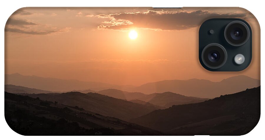 Mountain Amazing Sunset iPhone Case featuring the photograph Disciples of the Sun by AM FineArtPrints