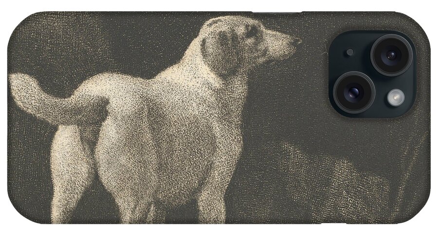 British Painters iPhone Case featuring the relief Dog by George Stubbs