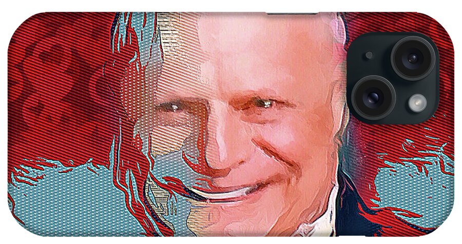 Don Rickles iPhone Case featuring the digital art Don Rickles by Ted Azriel