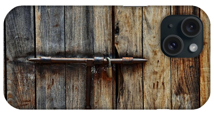 Puerto Rico iPhone Case featuring the photograph Door lock by Ricardo Dominguez