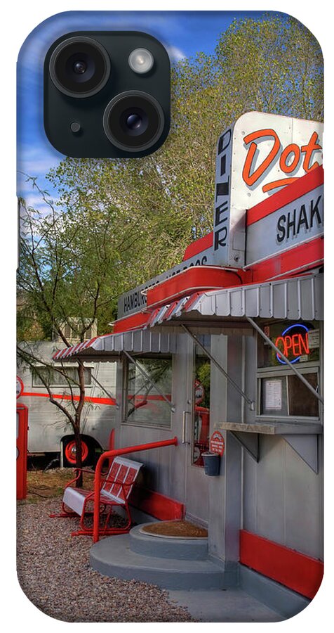 Diner iPhone Case featuring the photograph Dot's Diner in Bisbee by Charlene Mitchell