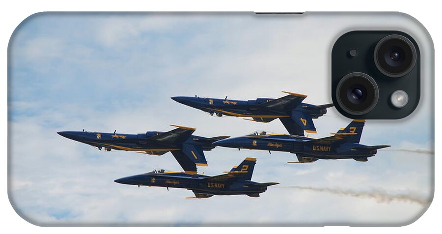 Blue Angels iPhone Case featuring the photograph Double Farvel by Amanda Jones