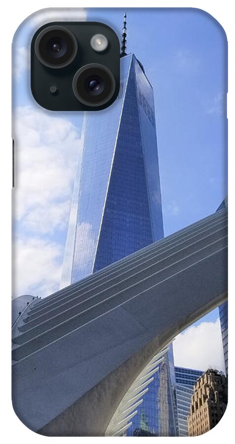 911 iPhone Case featuring the photograph Dove of Peace at One World Trade Center by Judith Rhue