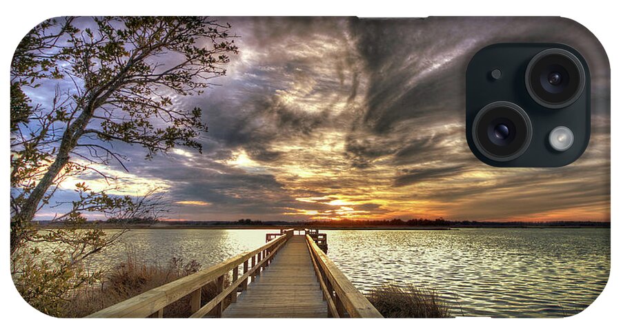 iPhone Case featuring the photograph Down By The River by Phil Mancuso