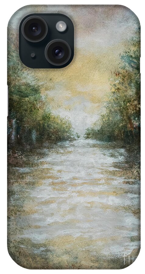 Landscape iPhone Case featuring the painting Down da Bayou by Francelle Theriot