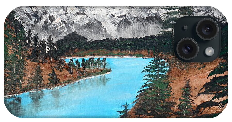 Landscape iPhone Case featuring the painting Down in the Valley by Jimmy Clark