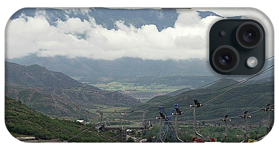 Snowmass iPhone Case featuring the photograph Down the Valley at Snowmass by Jerry Battle