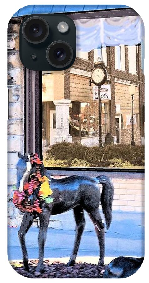 Drumright iPhone Case featuring the photograph Downtown Drumright Oklahoma by Janette Boyd