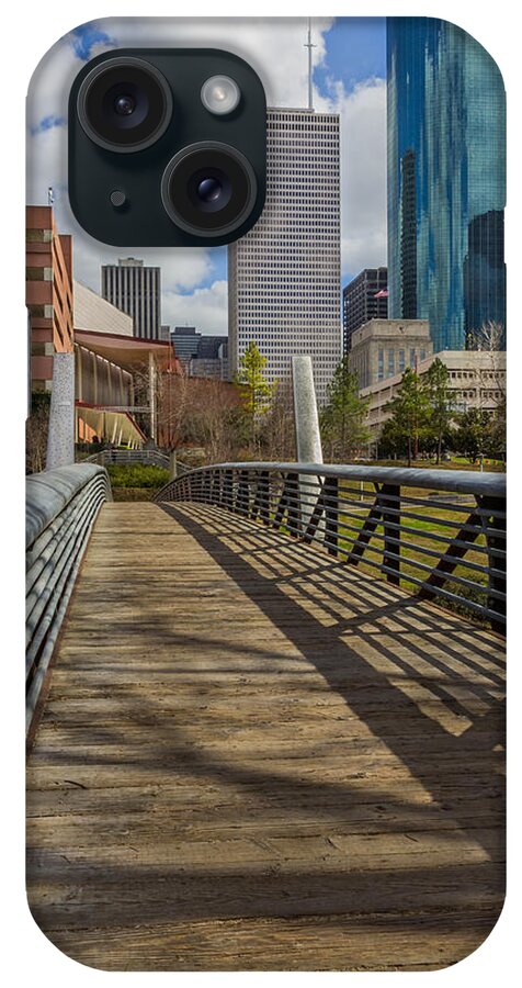 Houston iPhone Case featuring the photograph Downtown Entrance by James Woody