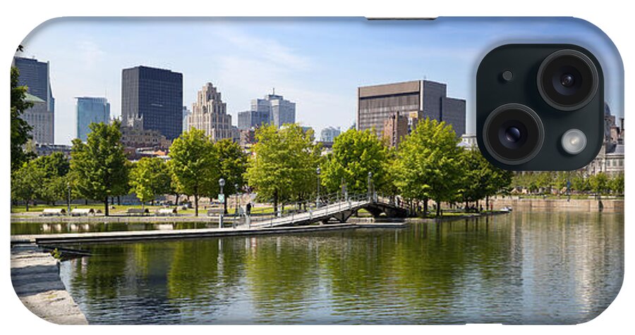 Montreal iPhone Case featuring the photograph Downtown Montreal in summer by Jane Rix