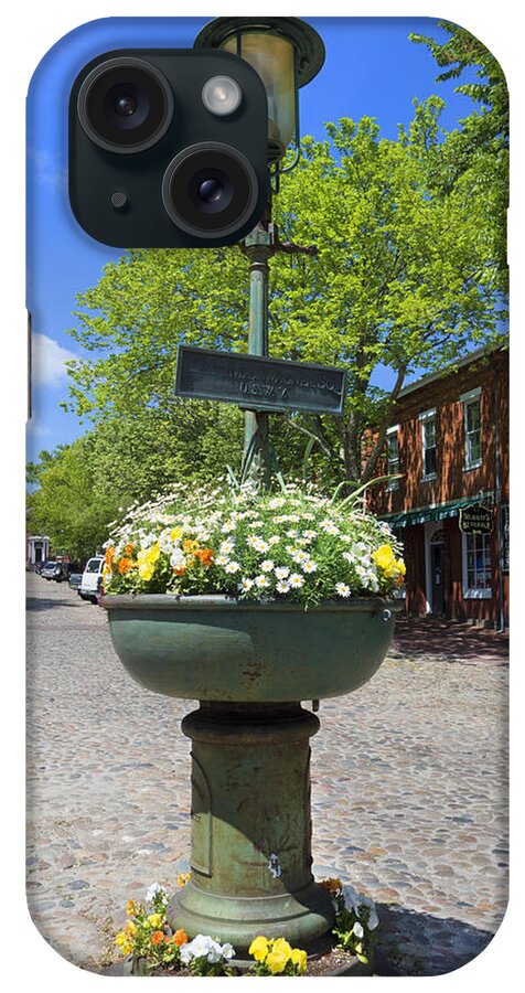 Downtown Nantucket iPhone Case featuring the photograph Downtown Nantucket by Carlos Diaz