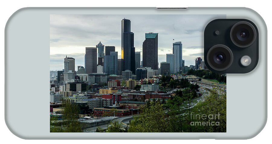 Seattle Skyline iPhone Case featuring the photograph Downtown Seattle,Washington by Sal Ahmed