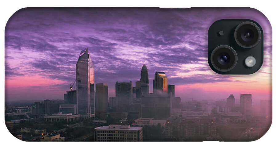 Charlotte iPhone Case featuring the photograph Dramatic Charlotte Sunrise by Serge Skiba